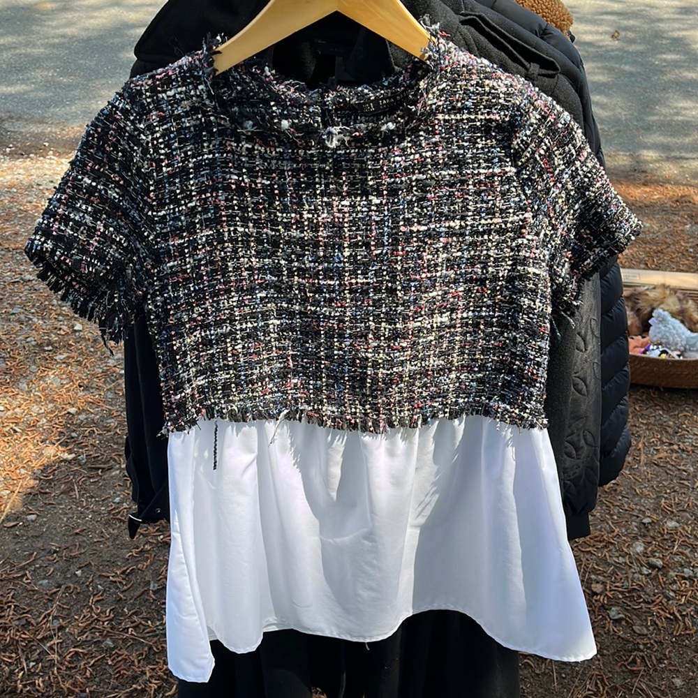 Zara Tweed Shirt